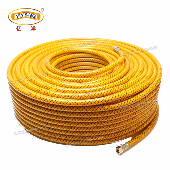 Tubo flessibile per spruzzatura agricola ad alta pressione intrecciato in cotone/fibra/filo per l'industria agricola