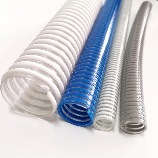 Tubo corrugato in PVC fornito dalla fabbrica Tubo di aspirazione in PVC rosso/blu/verde/arancione di qualsiasi colore