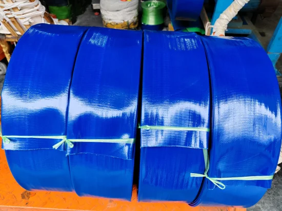 Tubo flessibile per acqua da giardino piatto di scarico della pompa per tubi agricoli in PVC di fabbrica