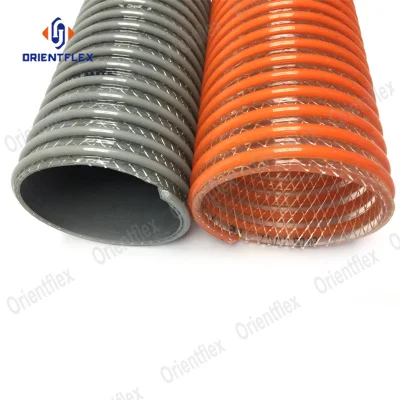 Grande diametro: tubo di aspirazione in PVC rinforzato con fibra ondulato economico da 3 pollici, 4 pollici, 5 pollici